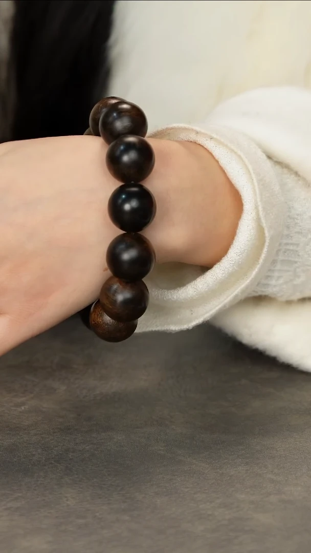 【闪购商品】沉香手串芽庄白奇楠樱子瘤疤王2.0单圈传承珍藏款