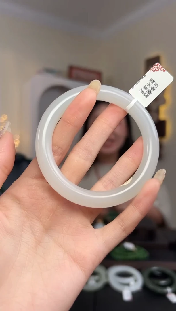 颈饰未镶嵌和田玉S4-56mm 10*10mm 有水线