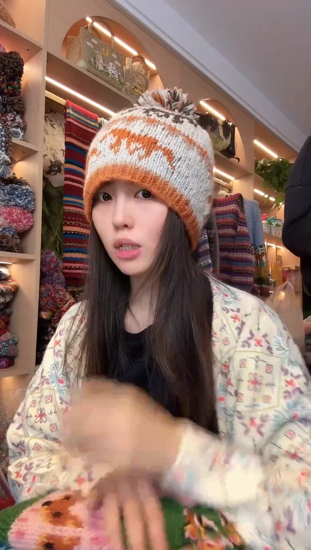 羊毛马到成功帽子