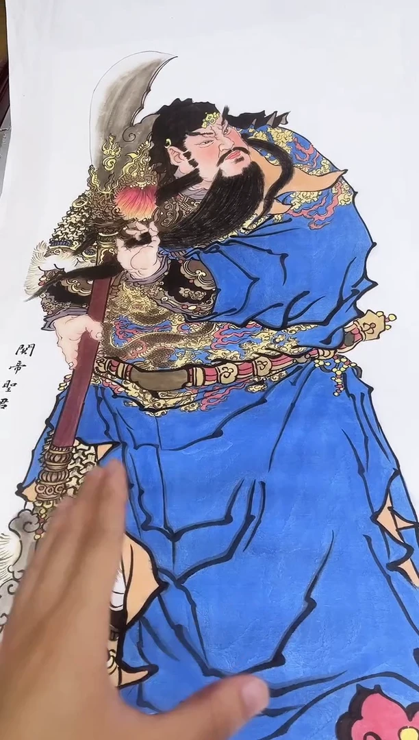 国画国画国画九霄甄选国画作品X036