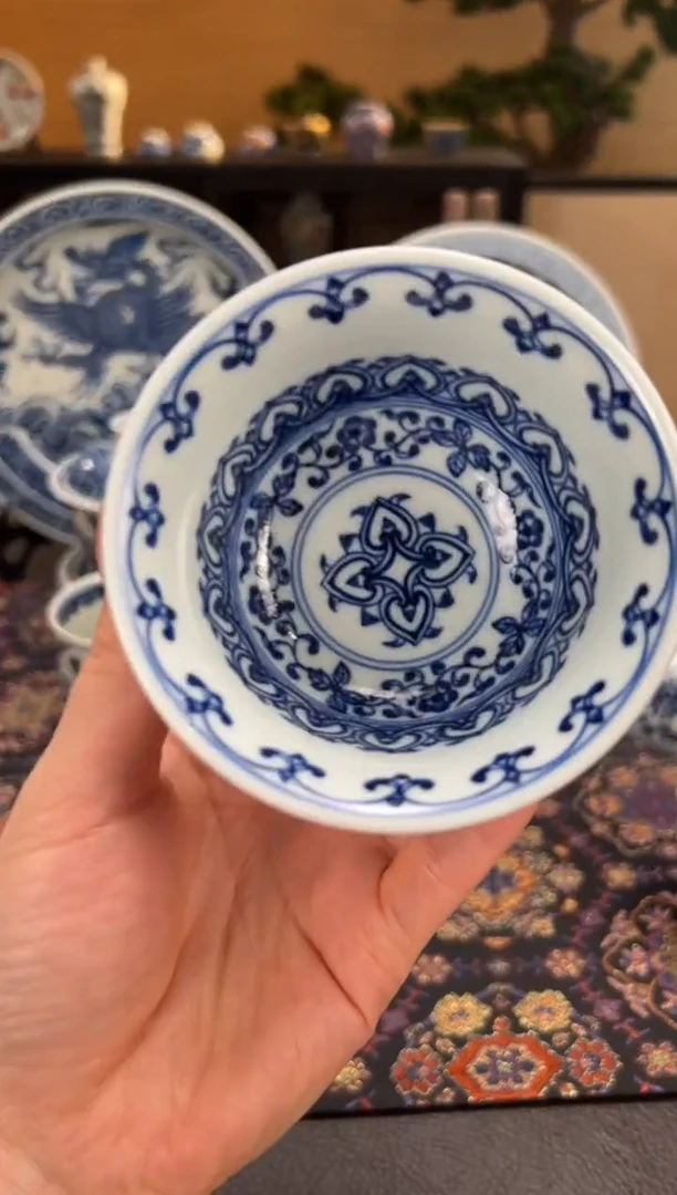 瓷片 宝相 有就发