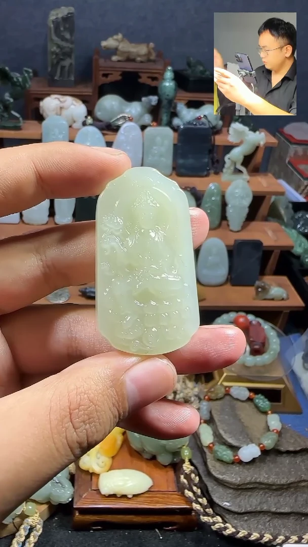 颈饰未镶嵌和田玉诗***华1
