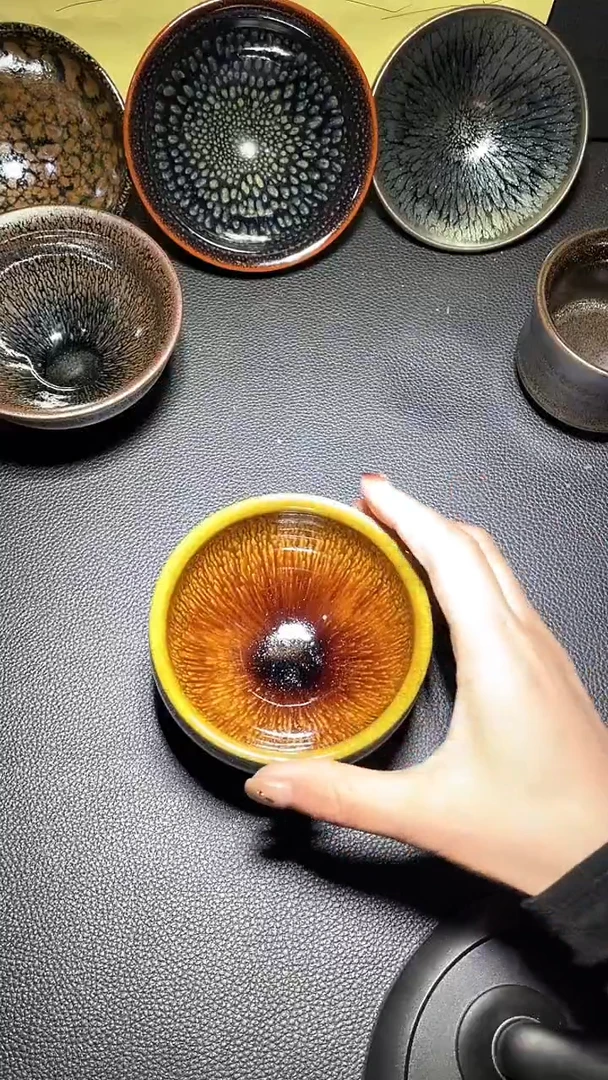 茶盏建窑建盏 高端主人杯