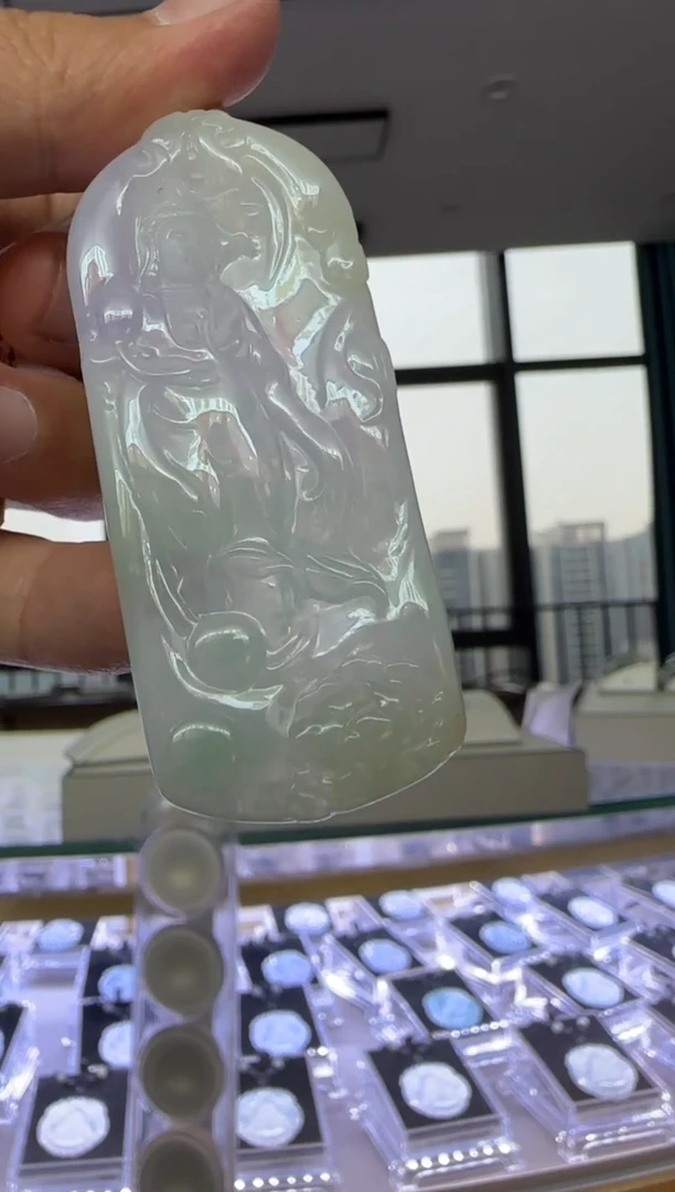 【闪购商品】翡翠颈饰未镶嵌天然翡翠A货孤品一件