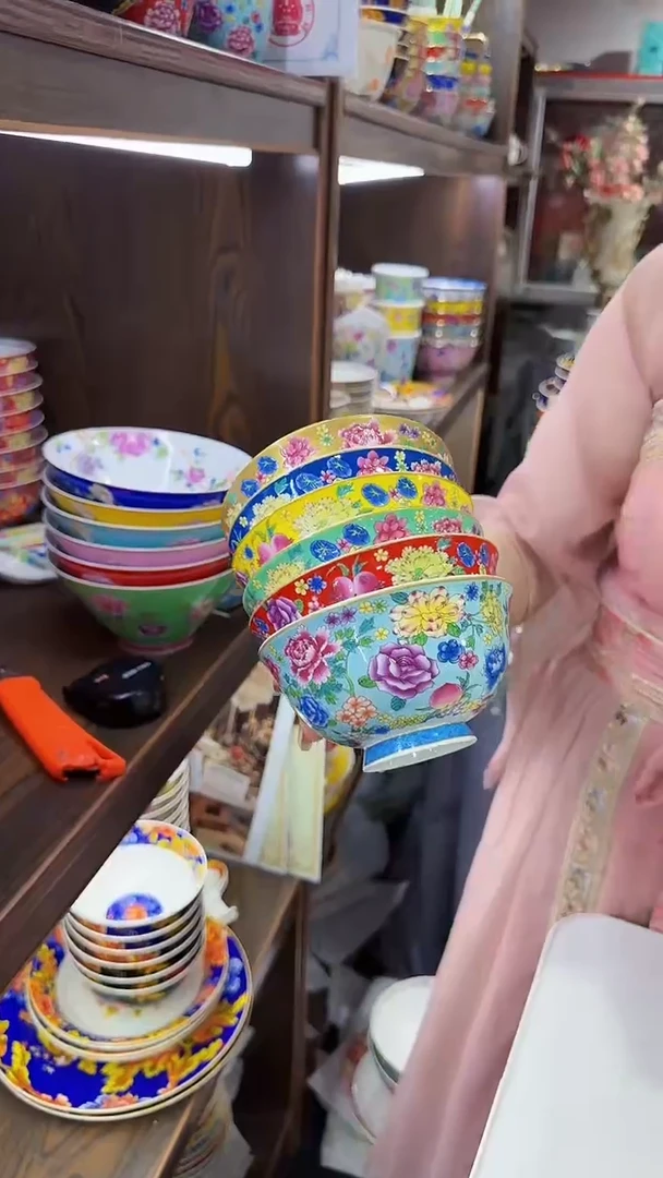 瓷片4.5英寸饭碗6个景德镇餐具