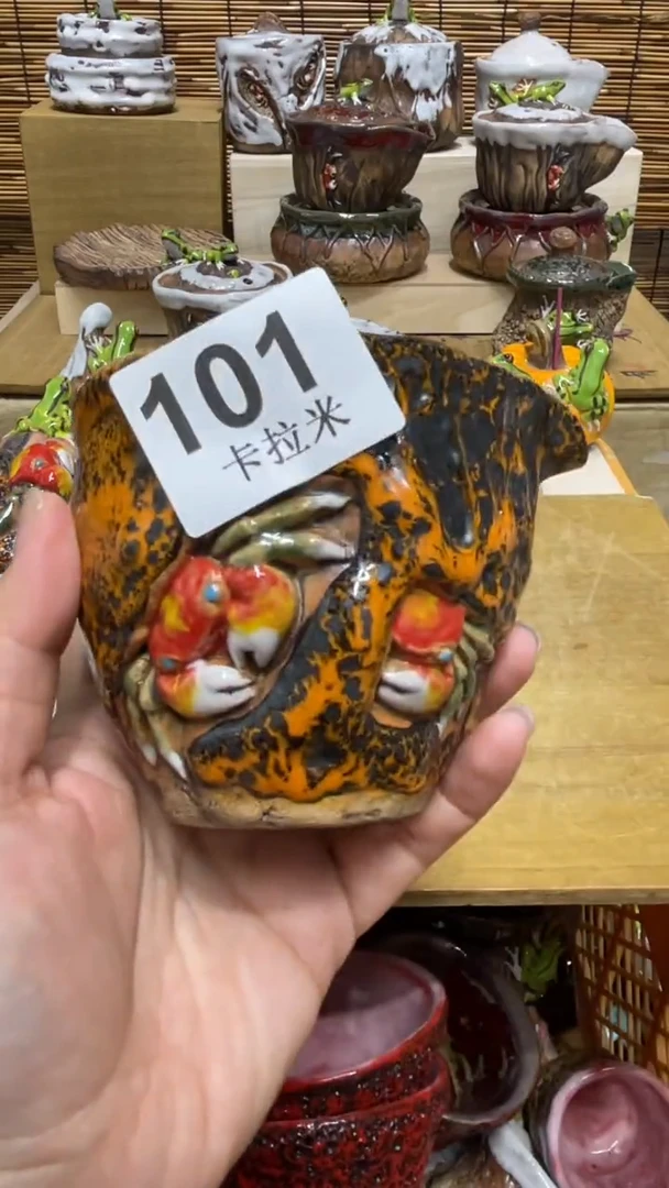 ?****?101精美粗陶手工柴烧