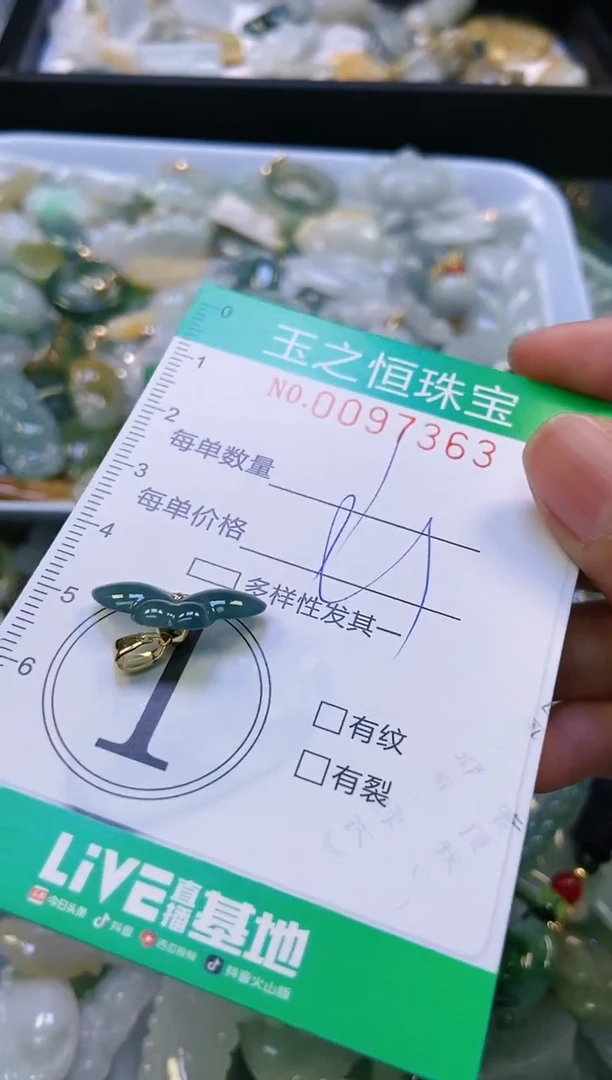 翡翠未镶嵌颈饰闪购0097363