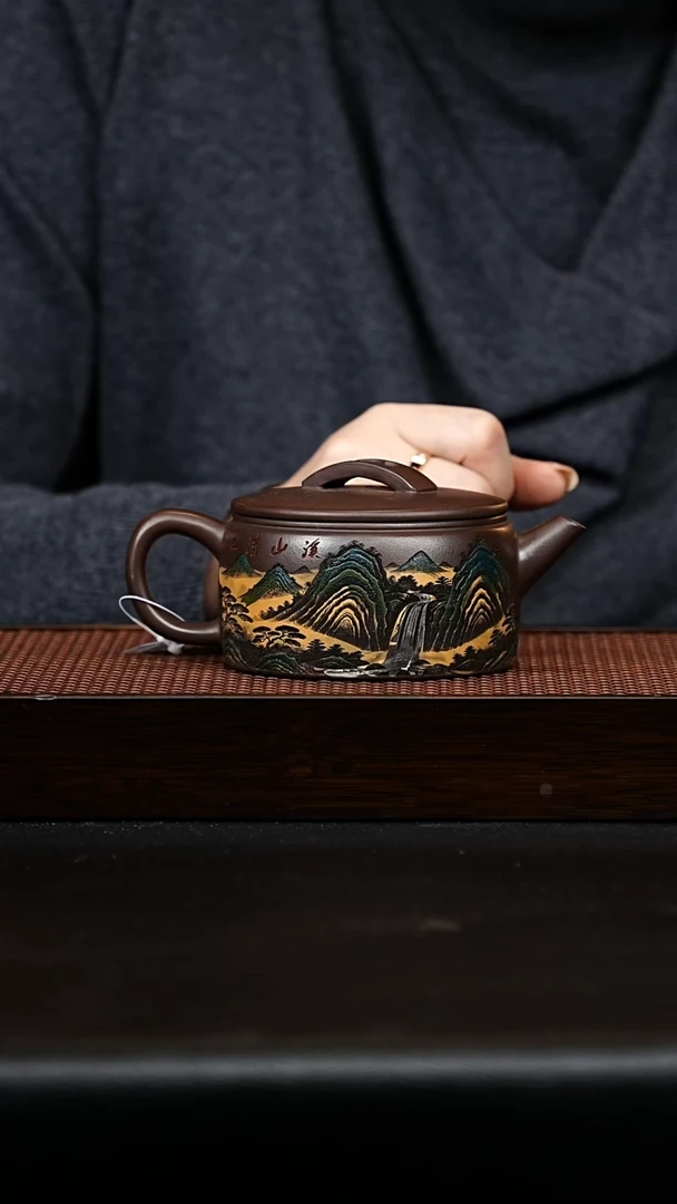 茶壶紫砂汉瓦壶