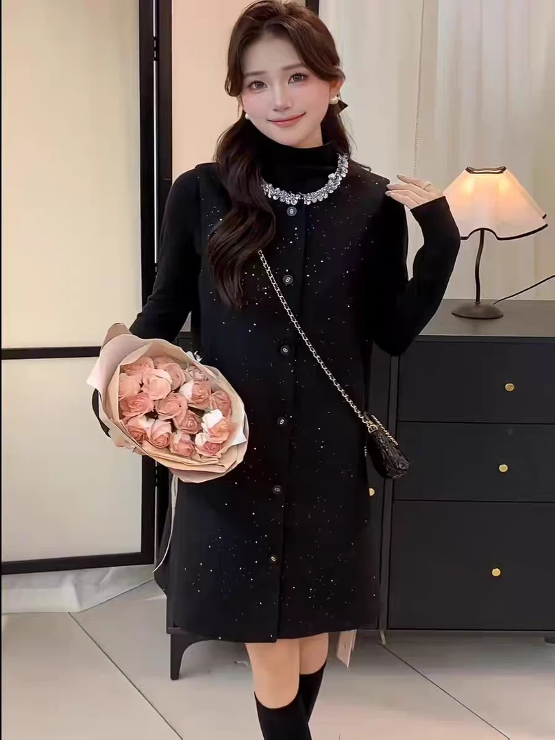 新年马甲两件套（衣长85左右）