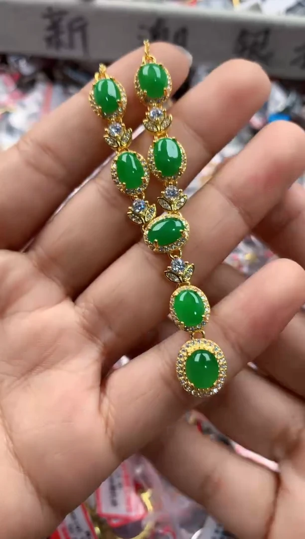 银S925镶嵌戒指翡翠222                7