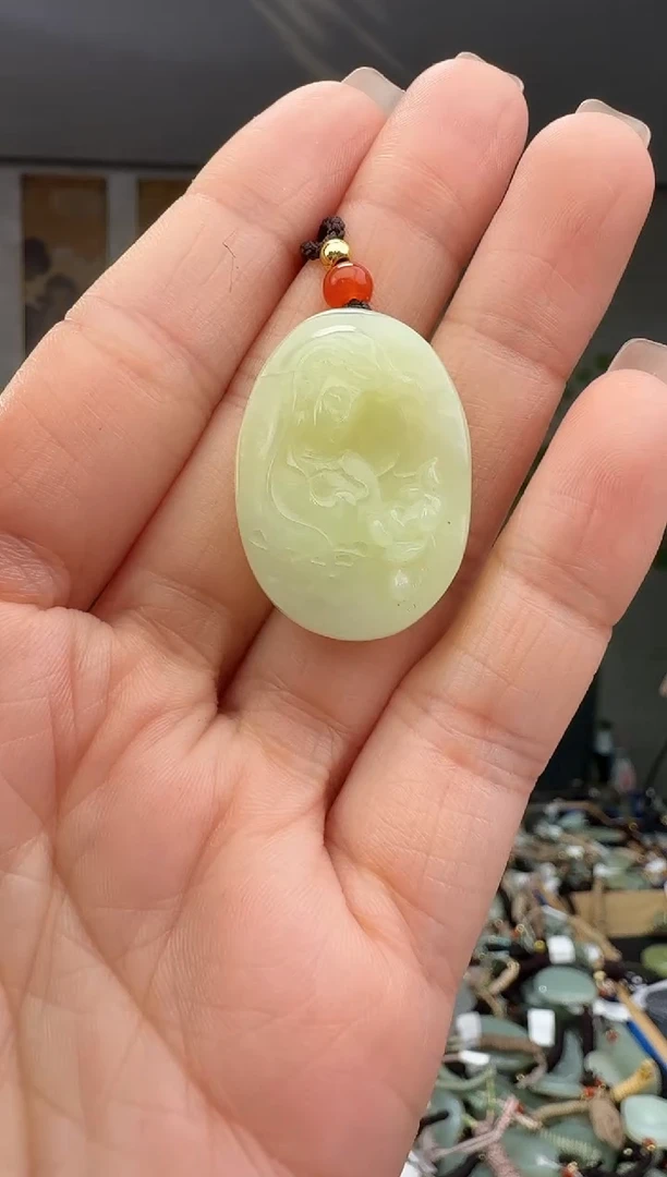 颈饰未镶嵌和田玉拍一发一多样性发货