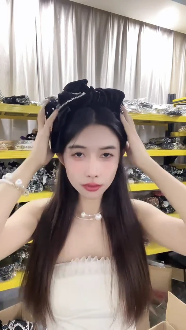 合金布艺高定发箍