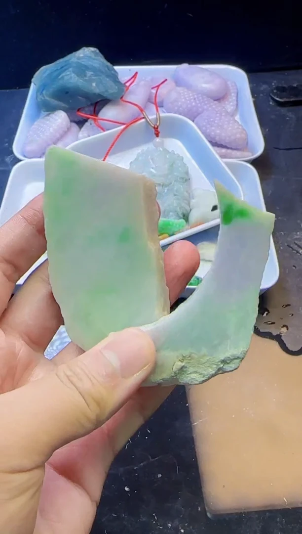 颈饰未镶嵌翡翠029天然A货翡翠