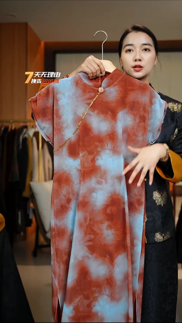 旗袍孤品两加125斤以内