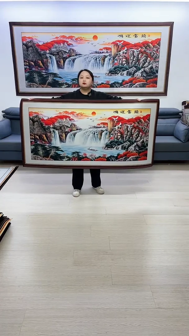 【闪购商品】横款396鸿运当头80*160