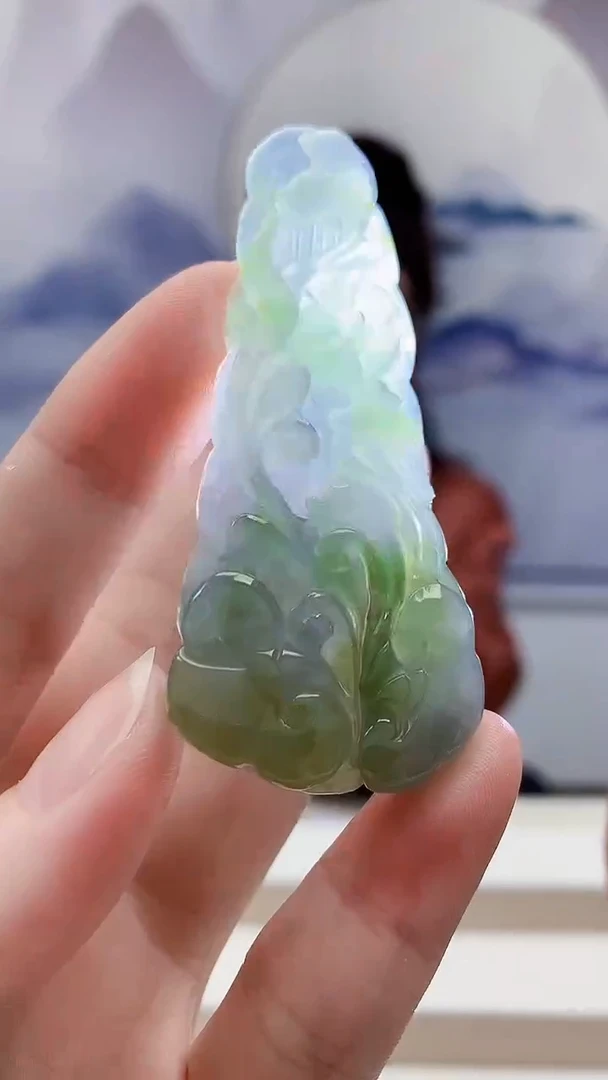 未镶嵌定制翡翠4829ry-毛货挂件34