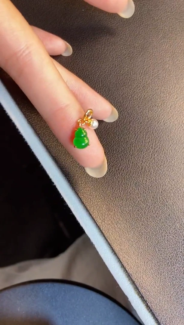 吊坠(不含链)银S925镶嵌翡翠1