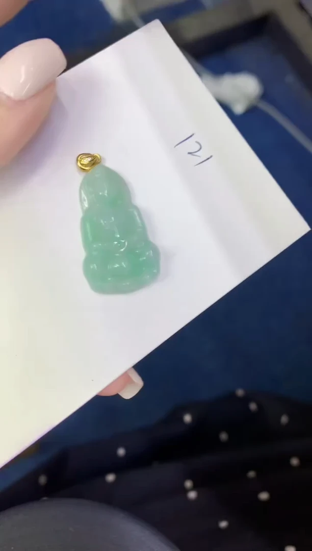 颈饰未镶嵌翡翠缅甸天然翡翠A货