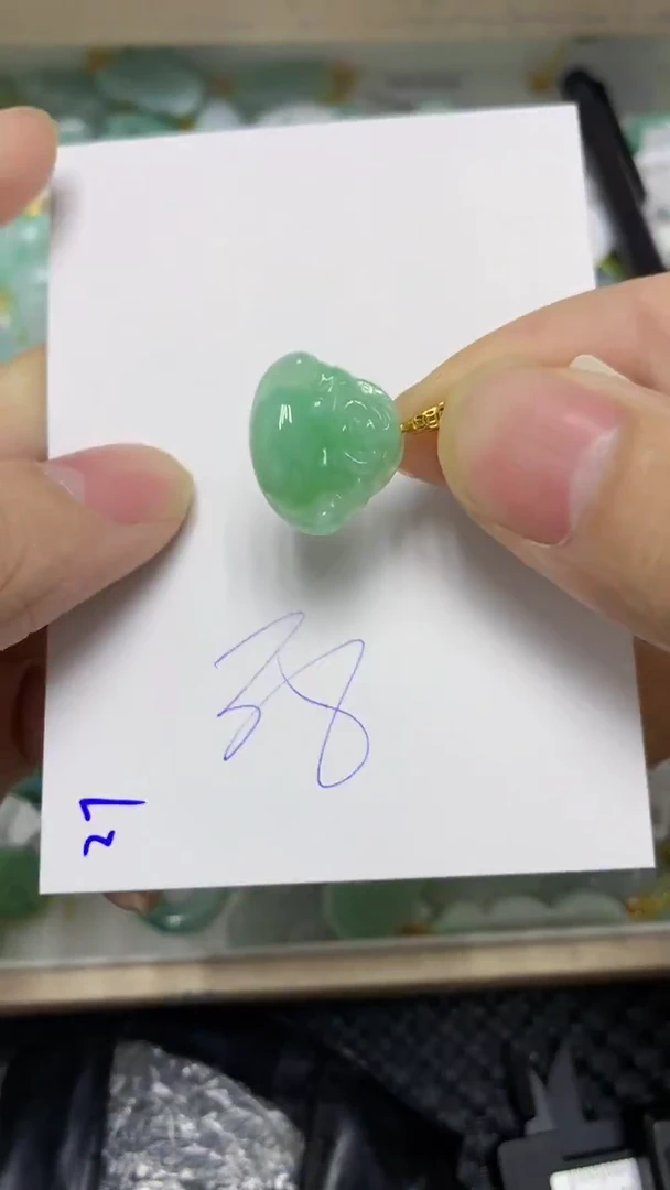 颈饰未镶嵌翡翠缅甸A货翡翠