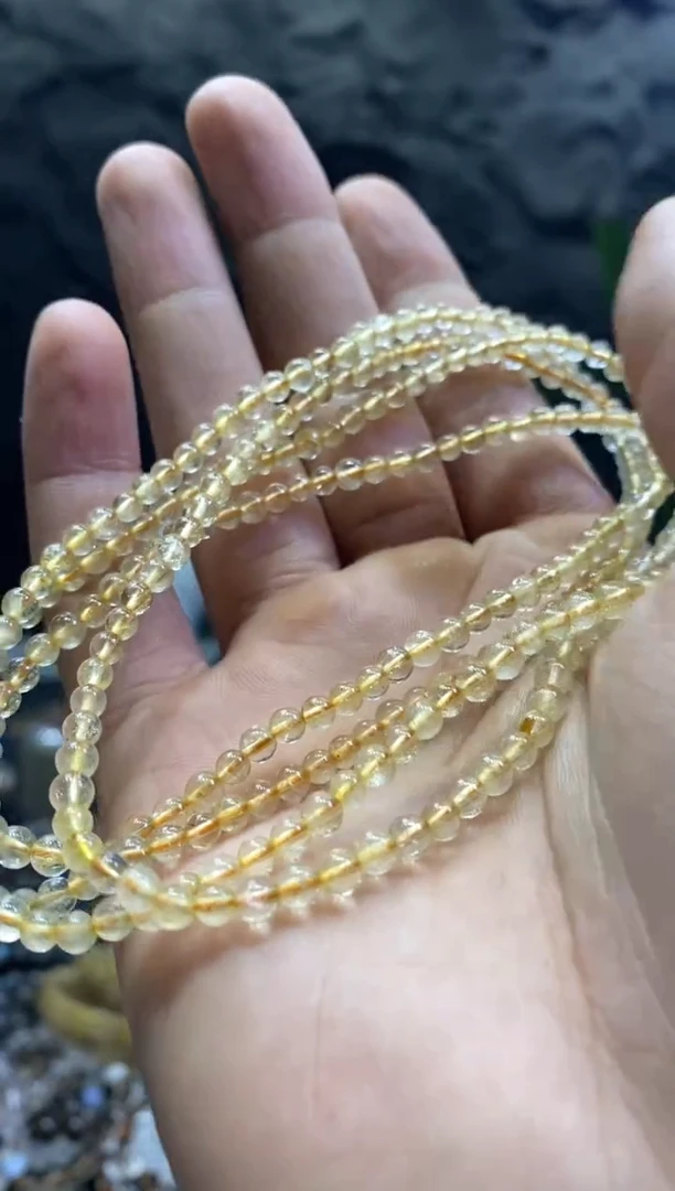 【闪购商品】水晶手链未镶嵌金发3圈