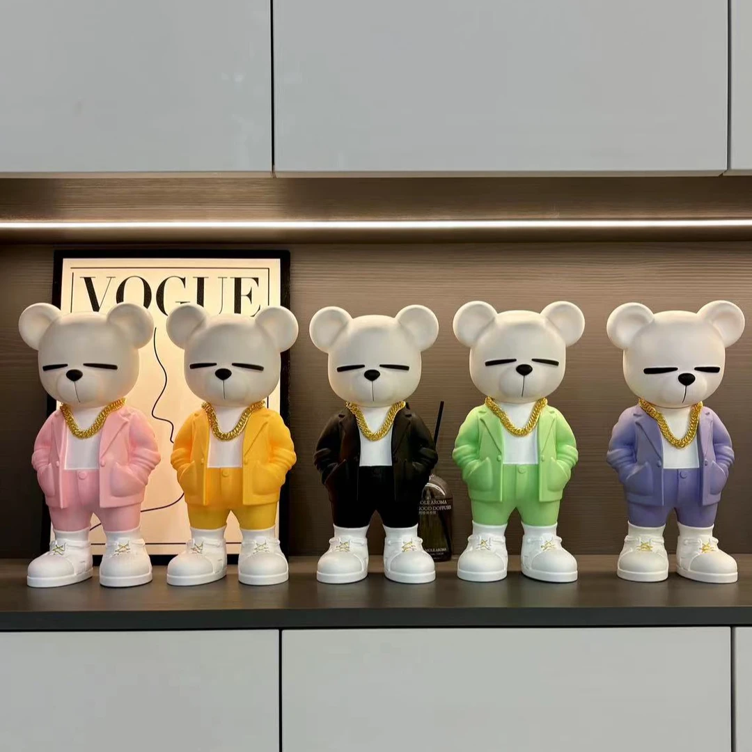 超大号暴富熊发财熊蒸蒸日上开业大吉乔迁新居新家摆件