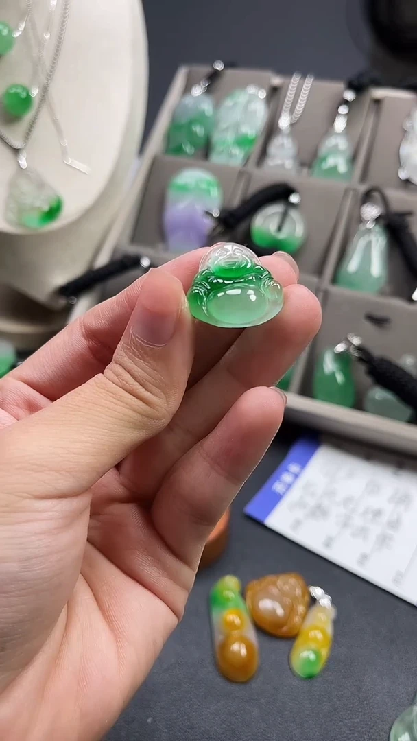 颈饰未镶嵌翡翠  所见即所得 一图一物