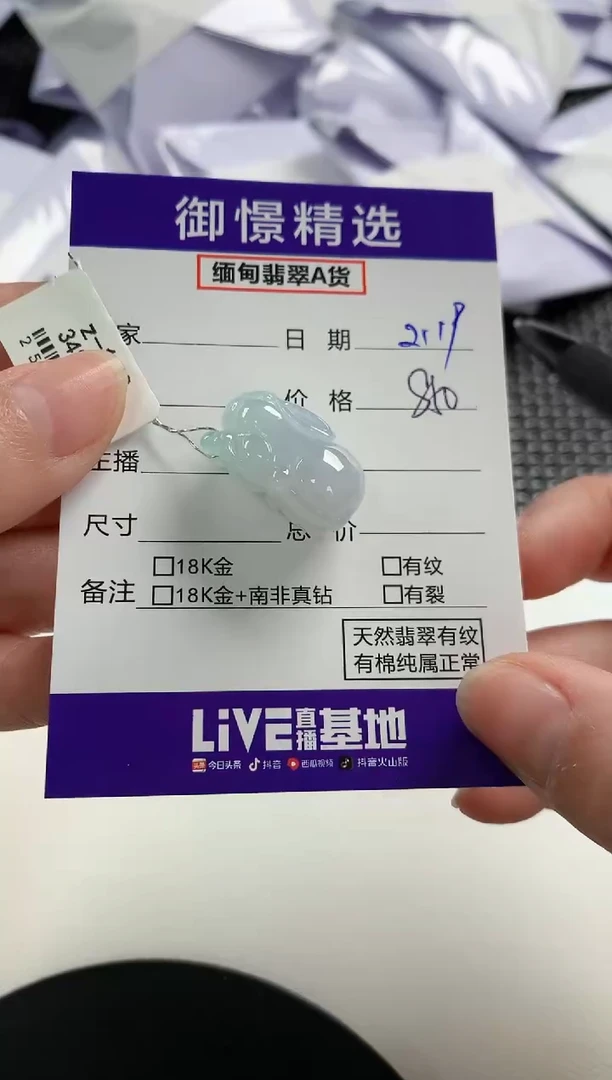 【闪购商品】翡翠颈饰未镶嵌11