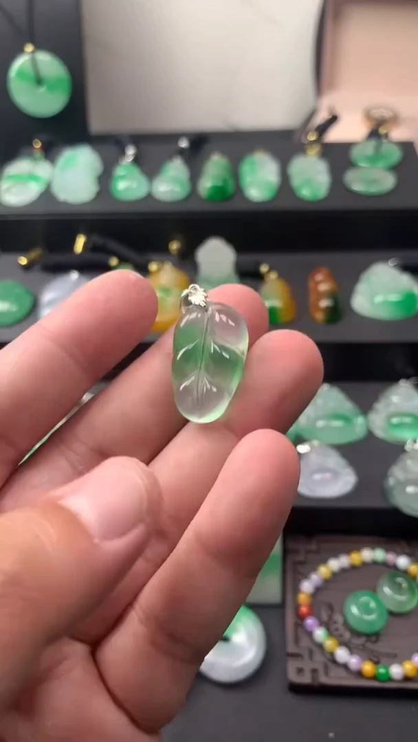 颈饰未镶嵌翡翠所见即所得,一图一物