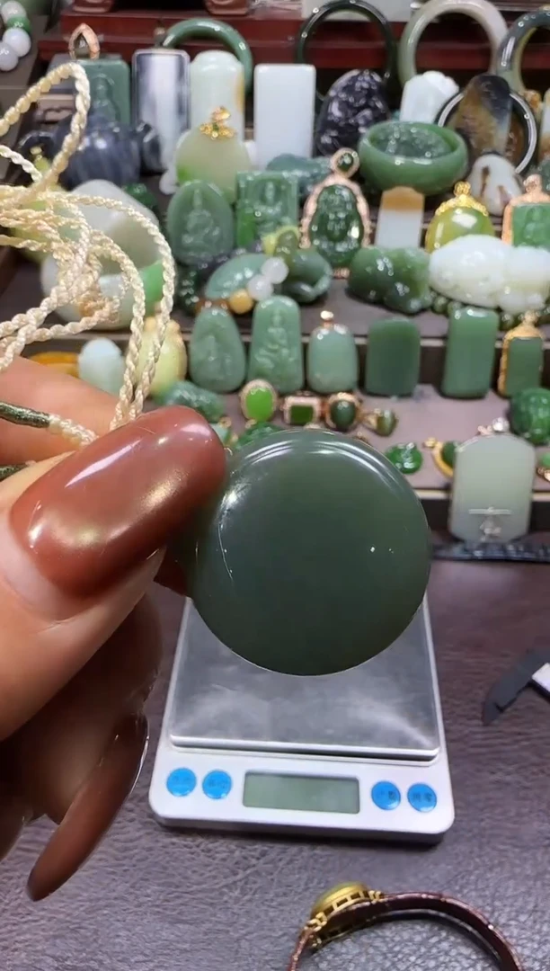 未镶嵌和田玉挂件【宏1220】36