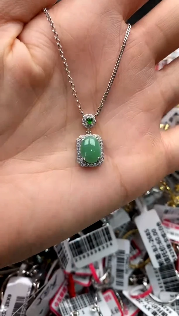 【闪购商品】翡翠戒指银S925镶嵌5555555     2