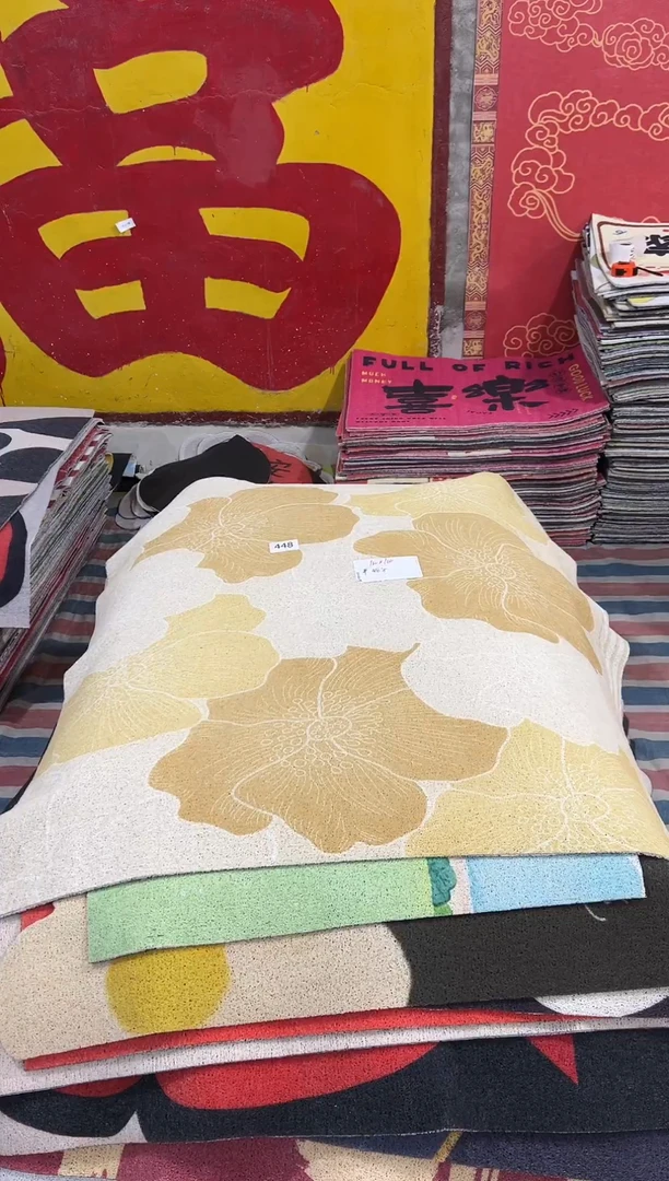 不退不换瑕疵丝圈地毯120*120cm448