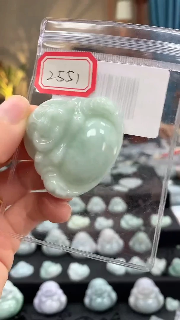 颈饰未镶嵌翡翠佛公2551