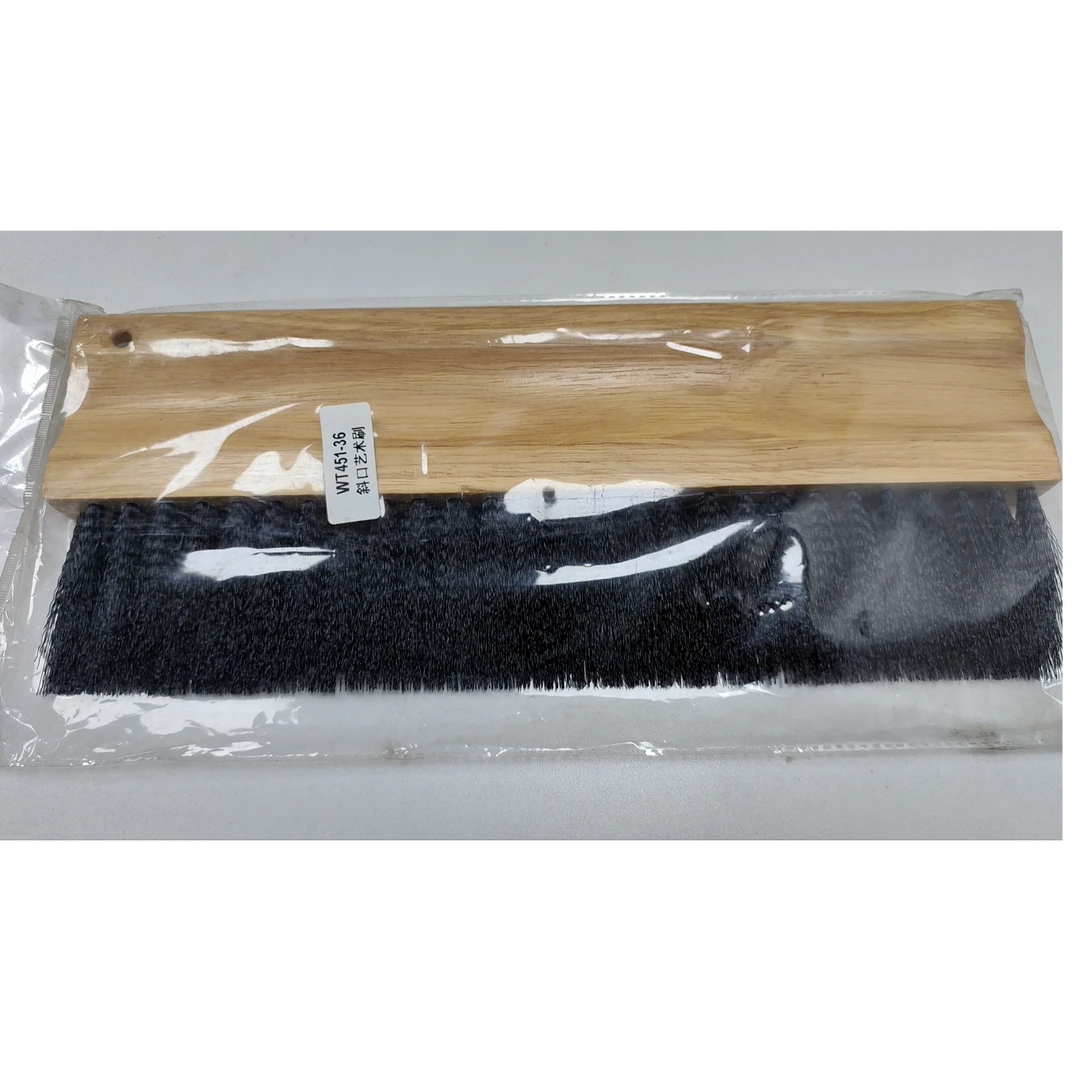柏莉WT451-36黑色丝布纹刷/艺术刷(斜口）356号