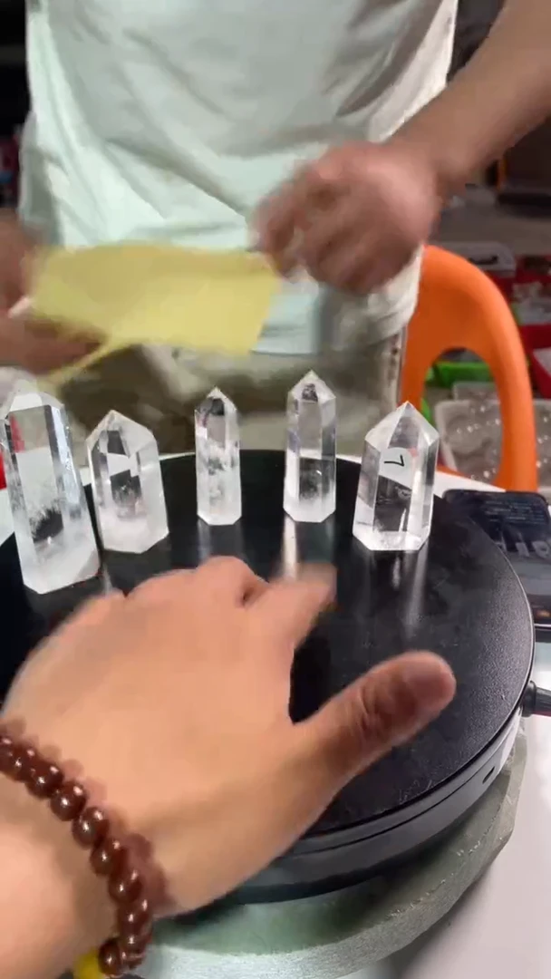 未镶嵌水晶大型摆件（非配饰）白水晶柱子  003