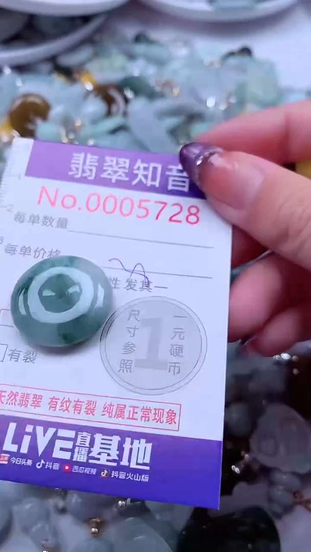 翡翠未镶嵌吊坠(不含链)5728