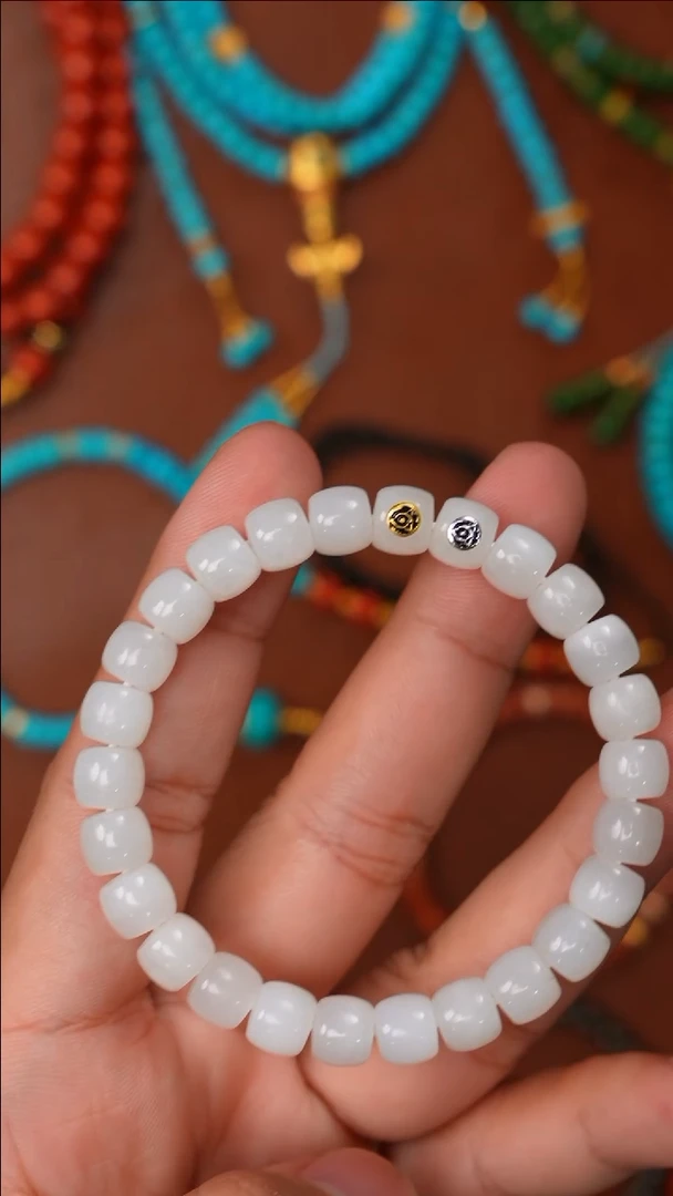 手串未镶嵌和田玉和田玉手串