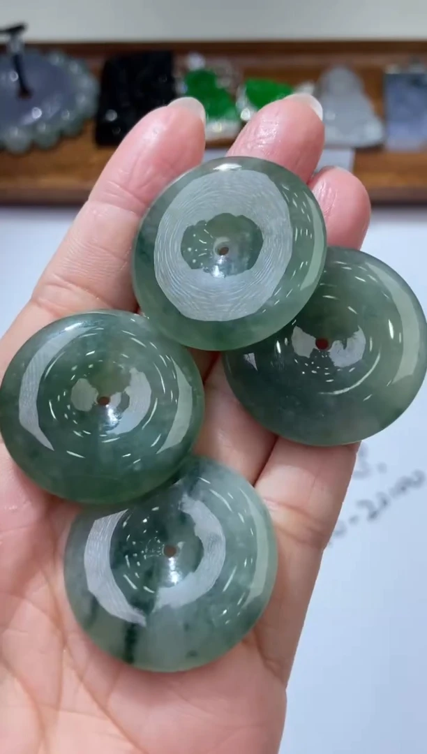 翡翠未镶嵌挂件281395/pak108/多样性一件发