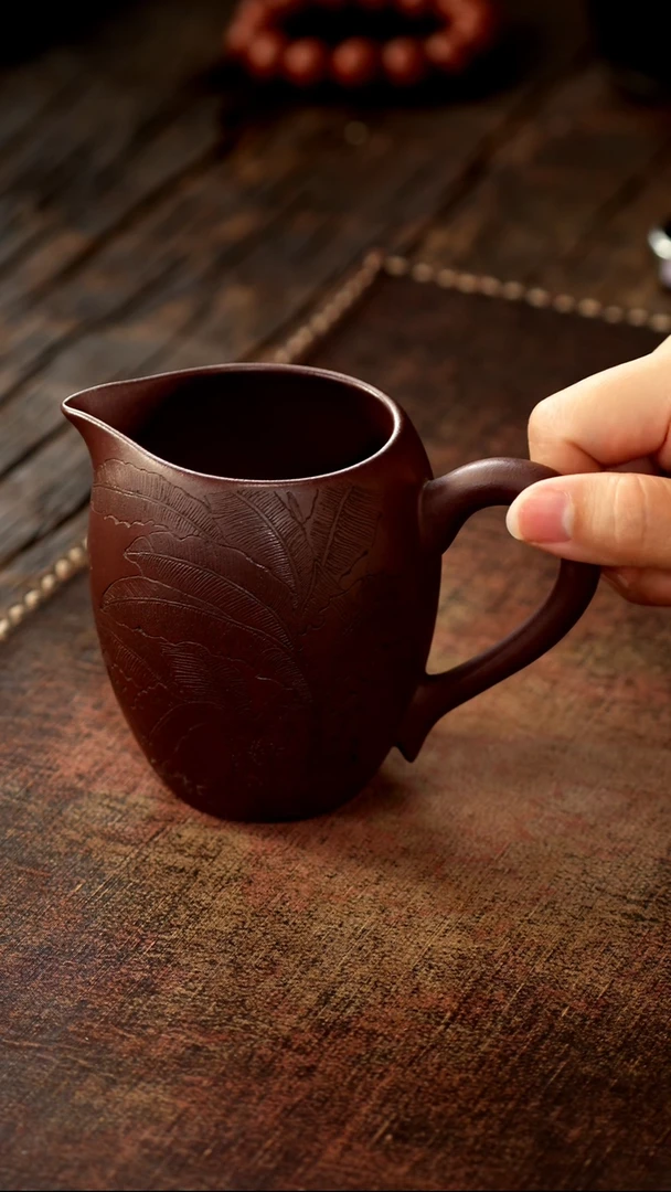 茶杯紫砂非遗茶器-芭蕉公道