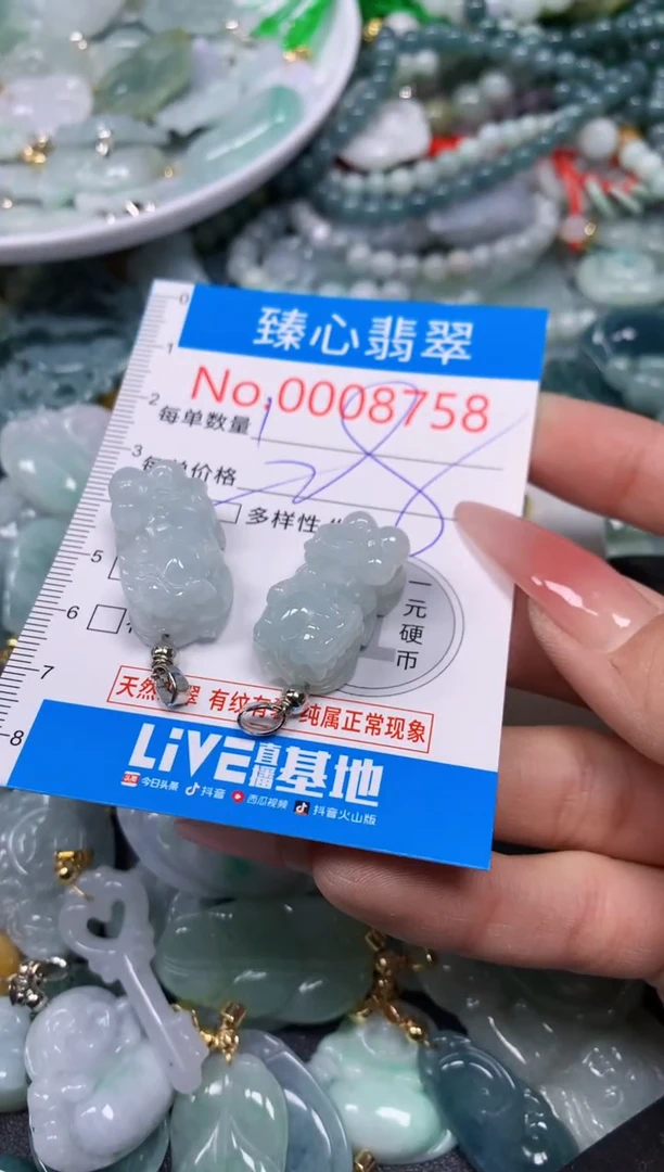 【闪购商品】翡翠颈饰未镶嵌含绳0008758