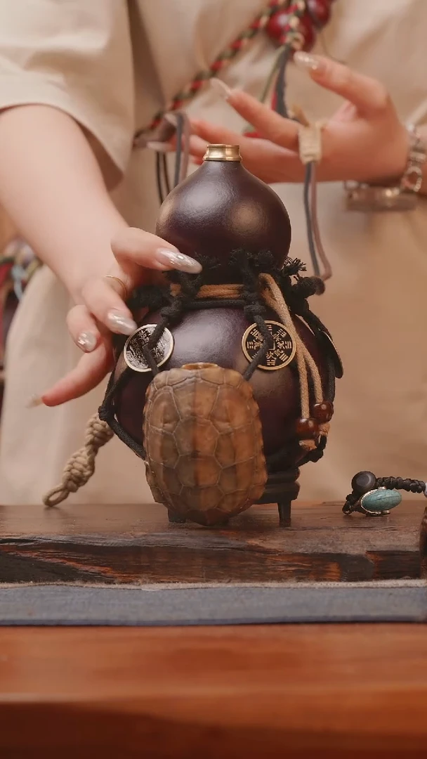 665号精品大漆葫芦防腐防渗装水茶酒