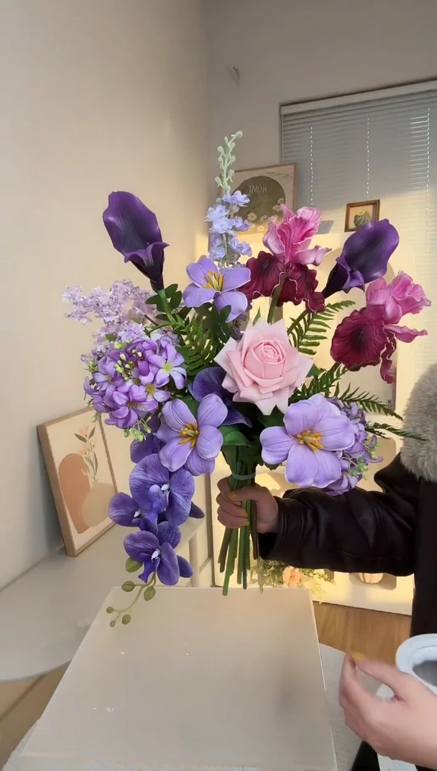 玫紫色花束（不含花瓶）直播专属福利