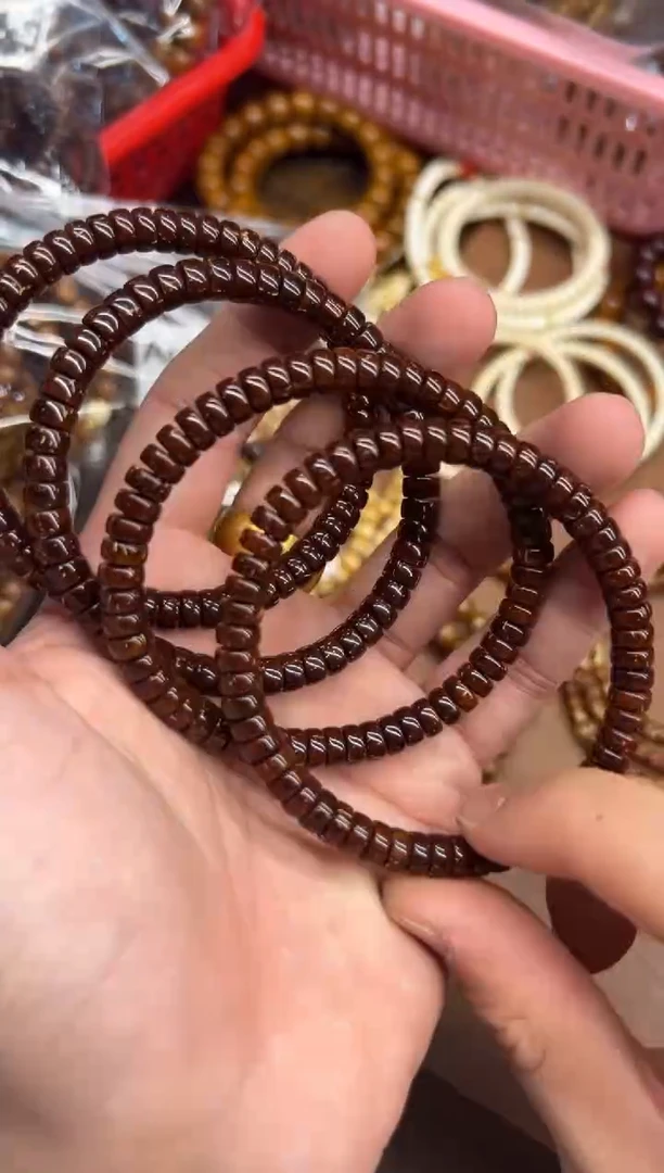 手串紫金鼠A885 鼠尖纯肉陈籽料4*7 高油密