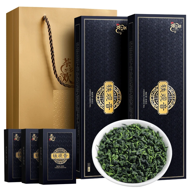福建安溪铁观音礼盒装送手提袋乌龙茶精选新茶上市热销