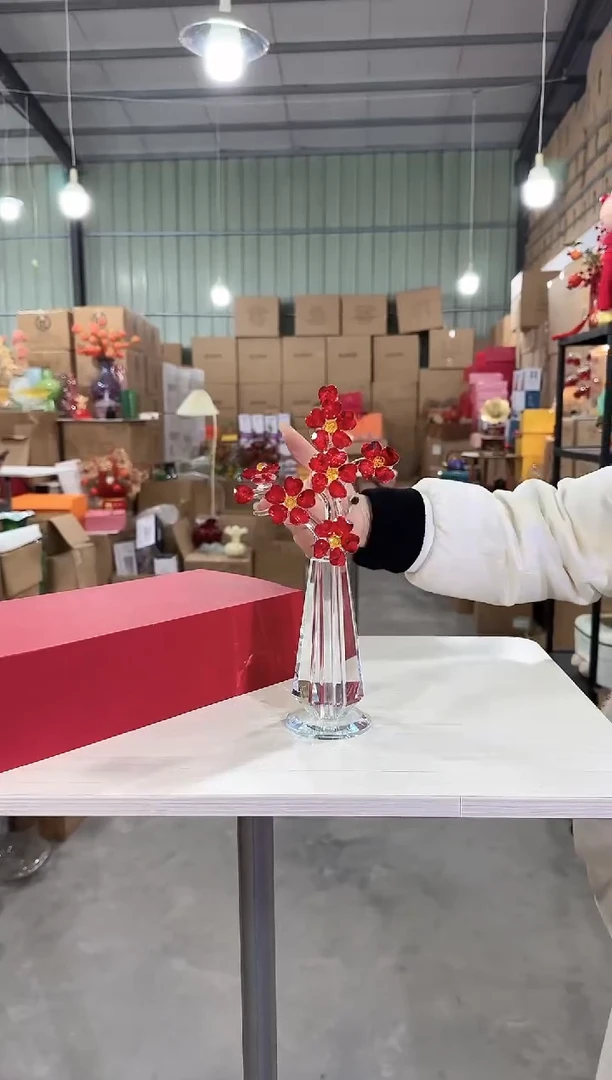 【闪购商品】玻璃于清花器V-早122