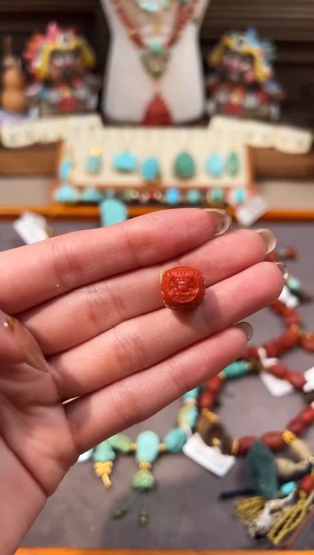 未镶嵌配饰南红玛瑙南红配饰四面佛六方珠