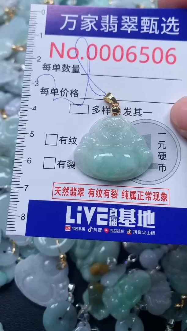 颈饰未镶嵌翡翠6506