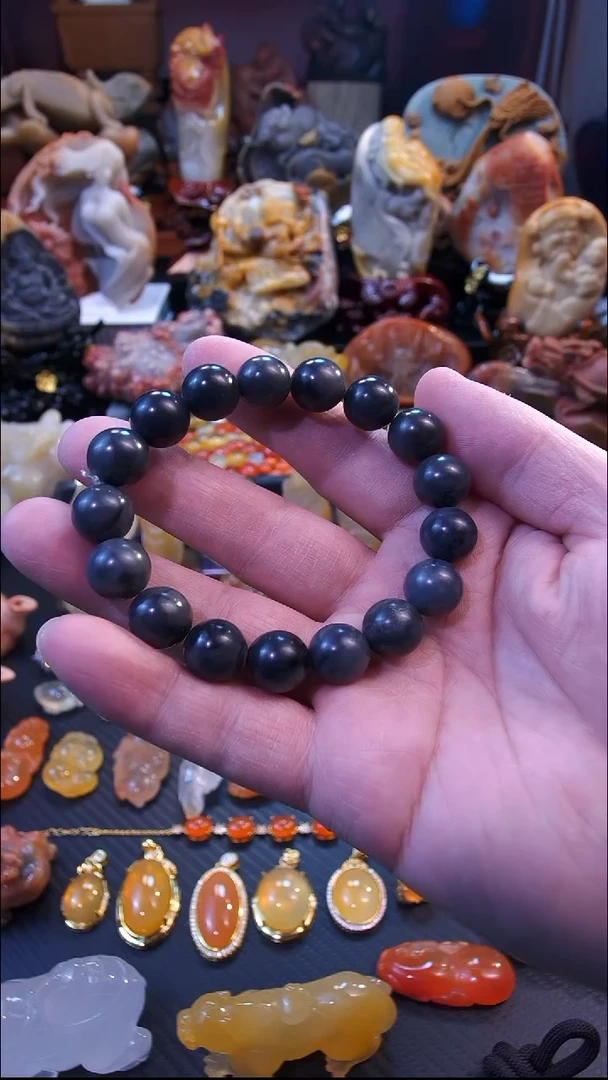 未镶嵌石英岩玉手饰手串卡12