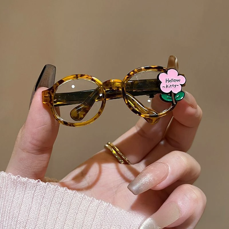 小众私藏~发夹女花朵眼镜边夹2025新款前额刘海夹子一字发卡头饰