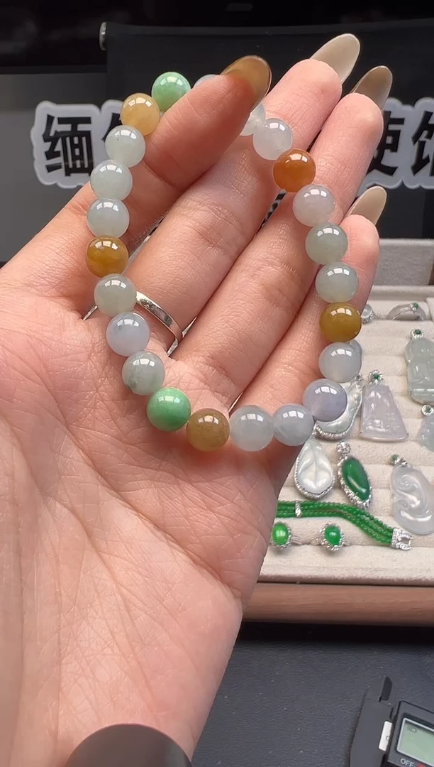 未镶嵌手串翡翠缅甸珠宝严选