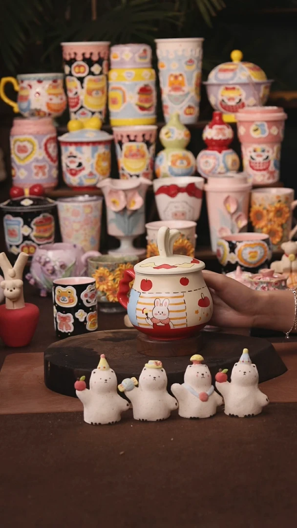 摆件景德镇原创手作陶瓷